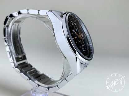 Tag Heuer Carrera Chronograph Black Dial SS Auto Watch CAR2014 w/ Box