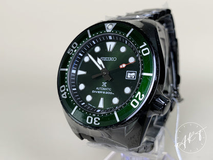 NEW Seiko Prospex Sumo Green Dial PVD SS Auto Taiwan Ltd Diver Watch SPB195J1 BP