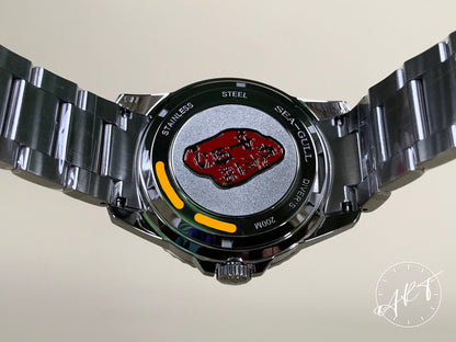 NEW Seagull Ocean Star Red Dial “China Red” SS SE Diver Watch 816.92.6113 BP