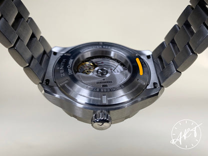 Zenith Defy Classic Elite HMS Silver Dial Stainless Steel Auto Watch in FULL SET