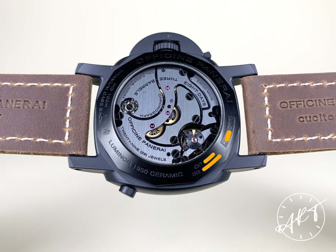 Panerai PAM 317 Luminor 1950 8 Days Monopoussoir GMT Watch PAM00317 BP