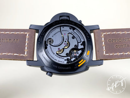 Panerai PAM 317 Luminor 1950 8 Days Monopoussoir GMT Watch PAM00317 BP