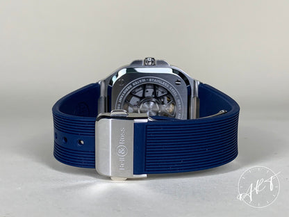 NEW Bell & Ross Diver Blue Dial Stainless Steel Auto Watch BR 05 in FULL SET