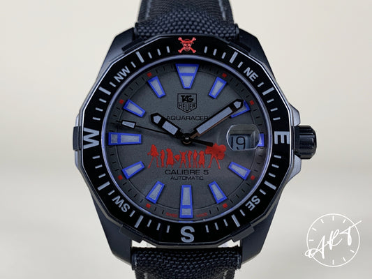 Tag Heuer Aquaracer “ONE PIECE” DLC Titanium 100 Pcs Ltd Watch WAY218C BP