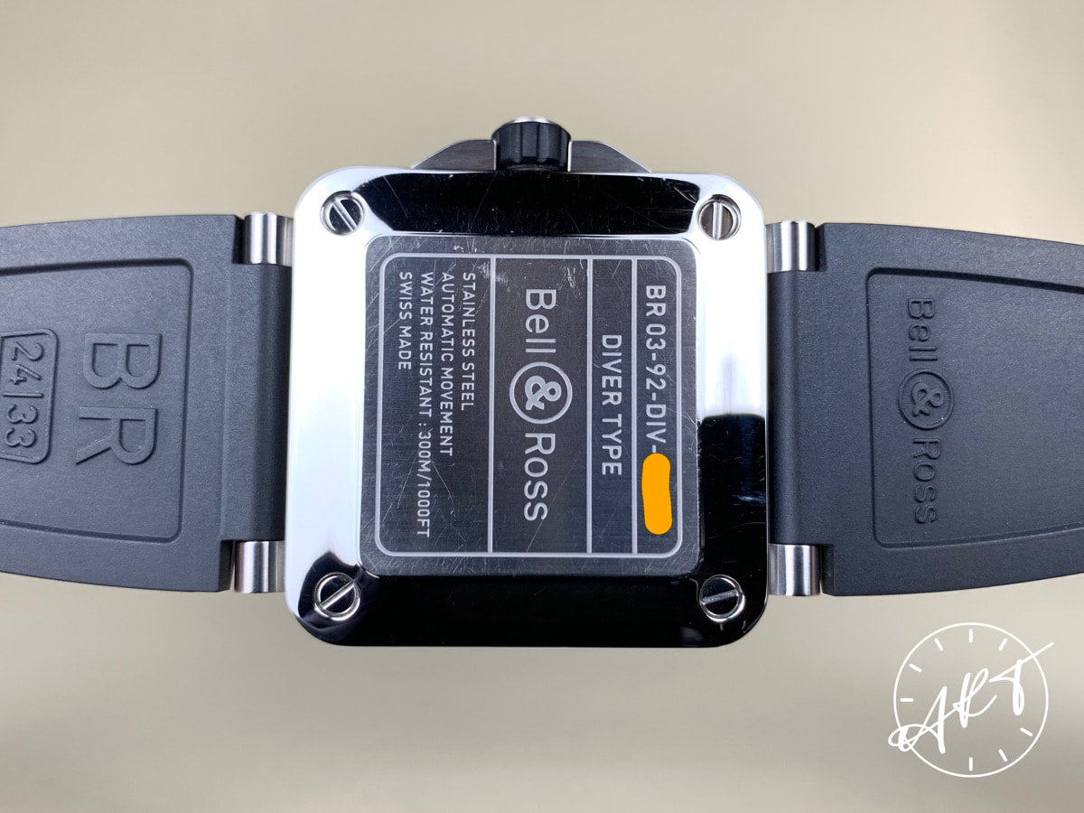 Bell & Ross BR 03-92 Black Dial Stainless Steel Auto Diver Watch in FULL SET