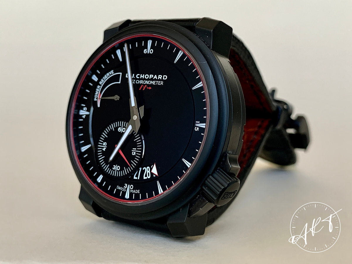 NEW Chopard LUC 8HF Power Control Black Dial Ceramic & Titanium Ltd Watch BP