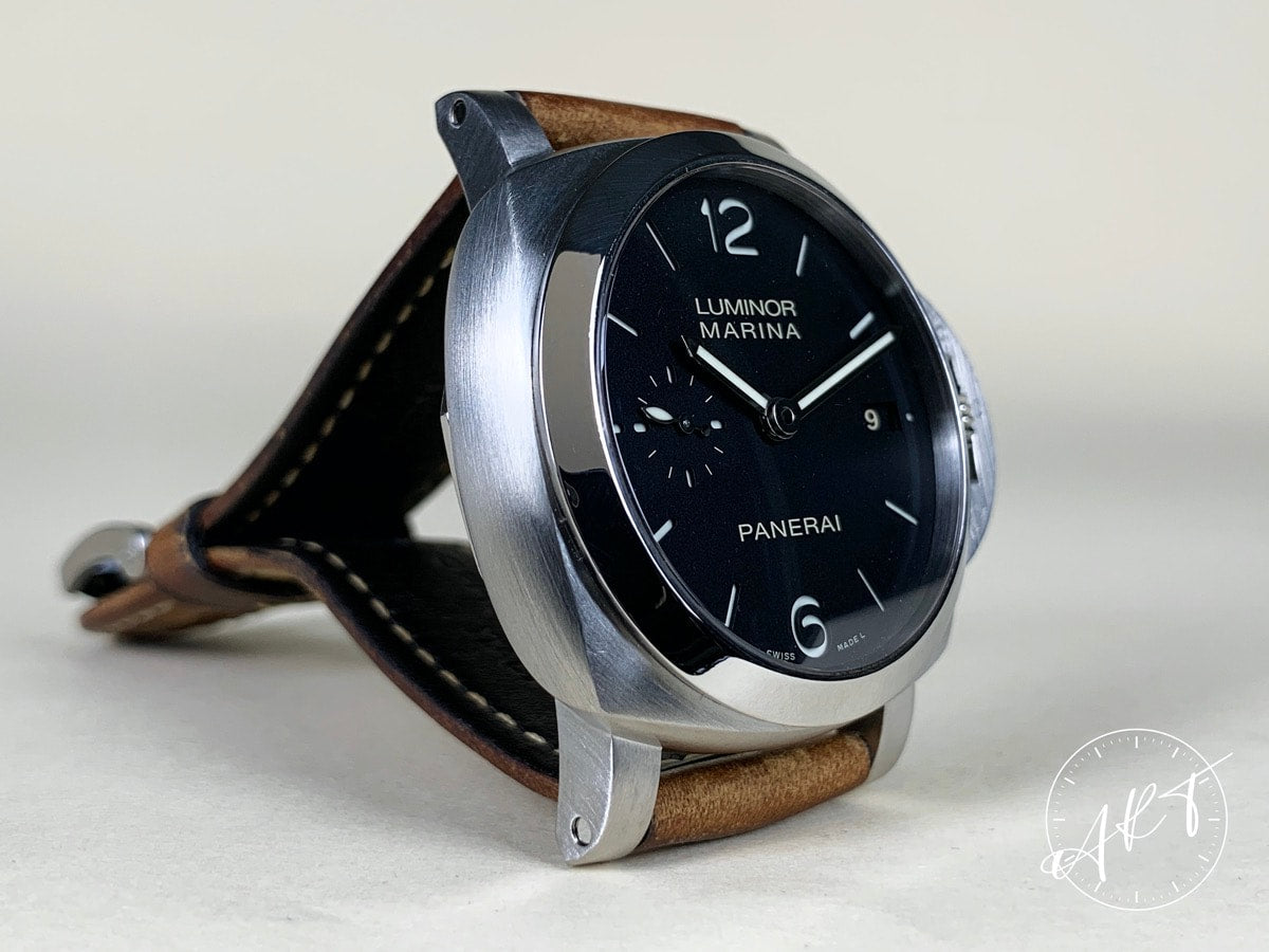 Panerai PAM 392 Luminor Marina 1950 3 Days Black Dial Acciaio Watch PAM00392 BP