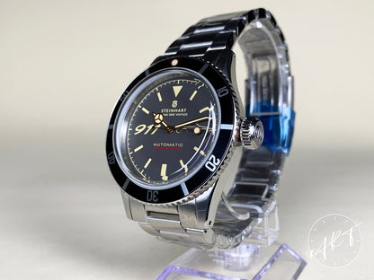 NEW Steinhart Ocean One Porsche 911 Dark Gray Dial SS Auto SE Diver Watch w/ B&P