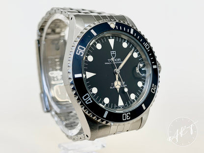 1988 Tudor Prince Oysterdate Submariner Watch 76000 w/ Paper *Transitional*