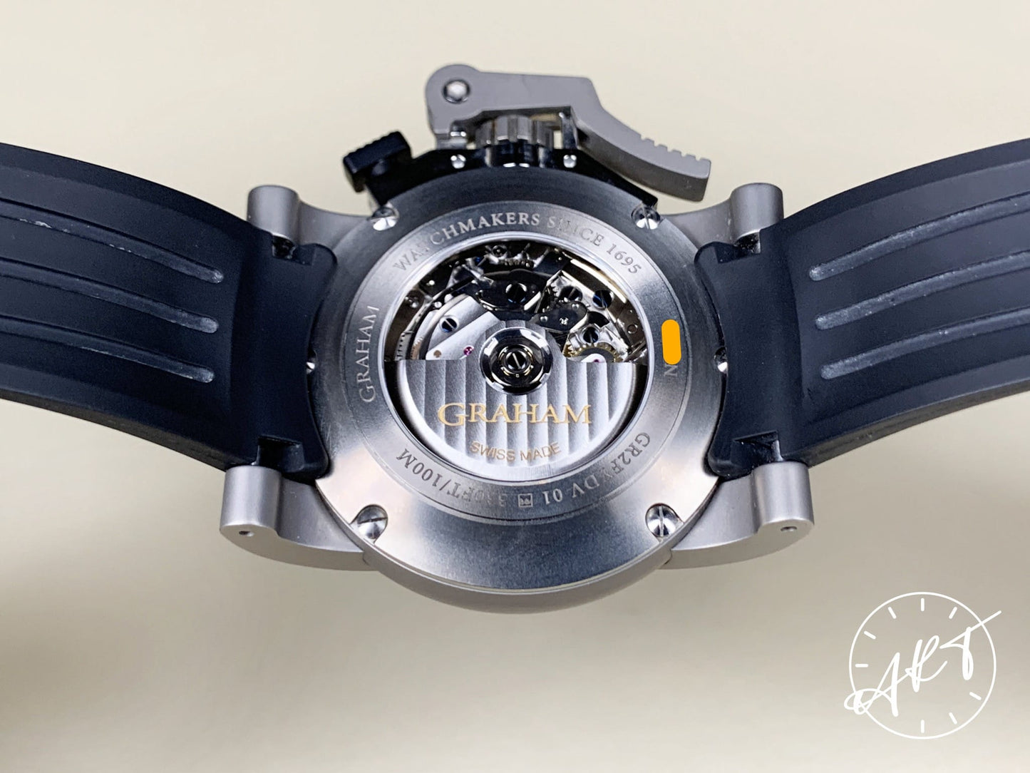 Graham Chronofighter Slate Gray Dial Titanium Airwing SE Watch 2OVKT.T01B BP