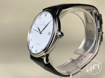 Blancpain Villeret Ultra-Slim White Dial Stainless Steel Auto Watch 6223 w/ B&P