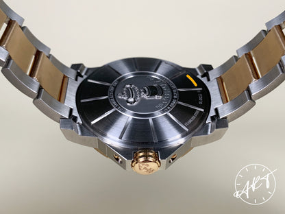 Corum Admiral's Cup GMT RG Bezel Black Dial 18K RG & SS Watch BP