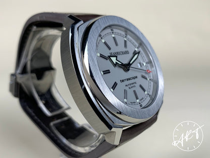 JeanRichard Terrascope Gray Dial Stainless Steel Auto Diver Watch in FULL SET