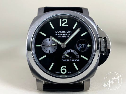 Panerai PAM 171 Luminor Power Reserve Black & Silver Dial Watch PAM00171 BP