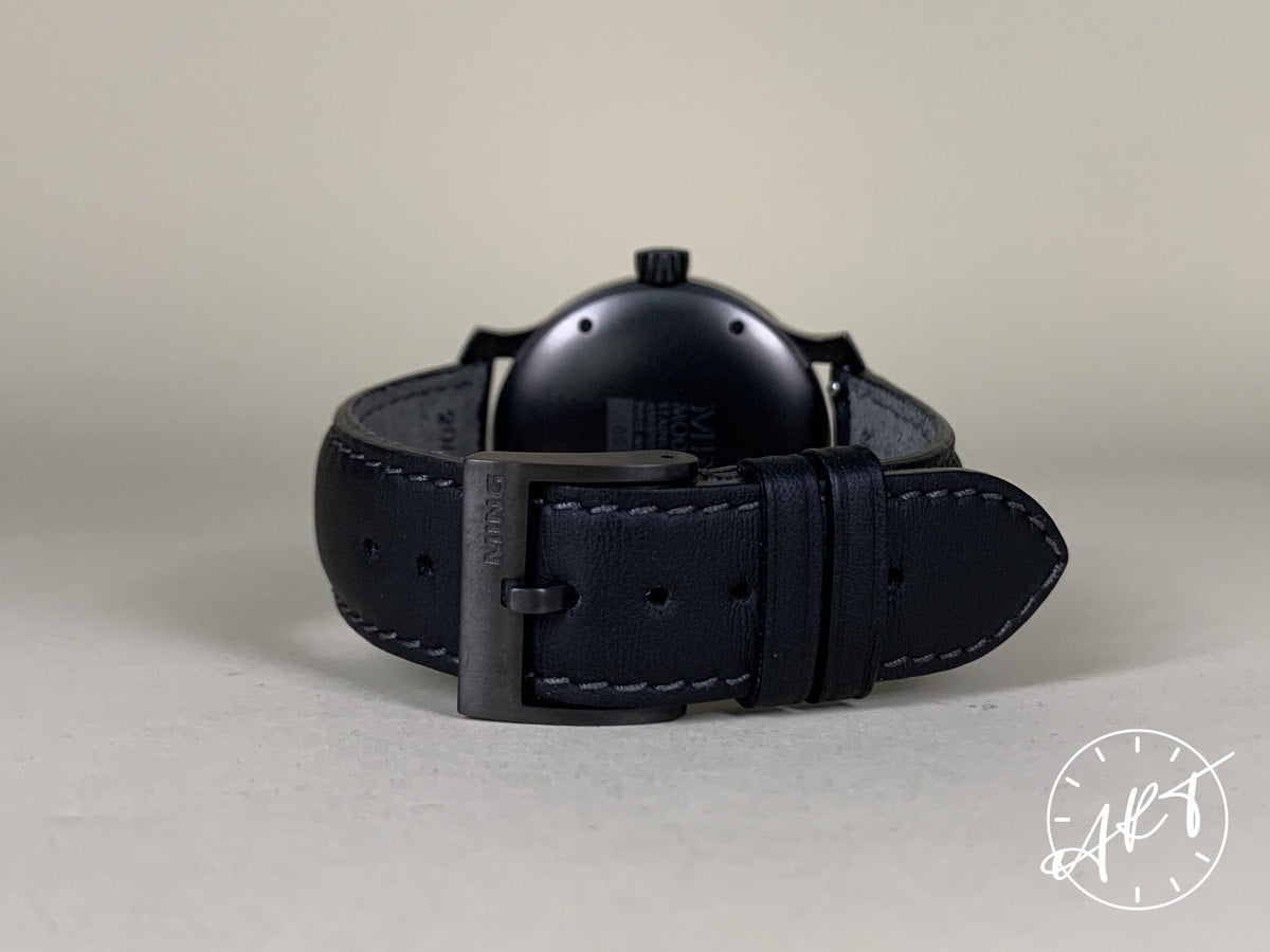2019 Ming Monolith Black PVD-Coated SS Auto Special Ltd Ed Watch 17.06 w/ B&P