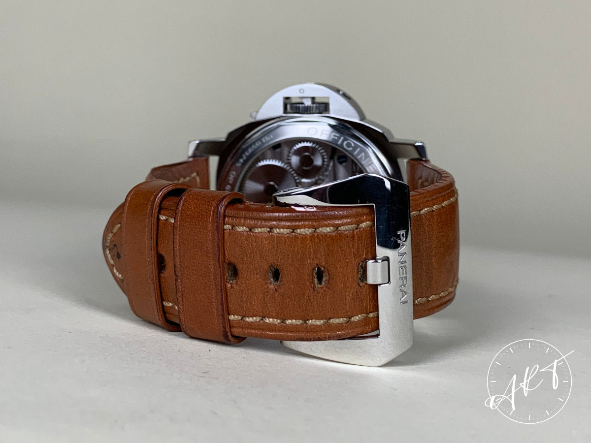 2009 Panerai PAM 219 Luminor Base Destro Black Dial SS Diver Watch PAM00219 BP