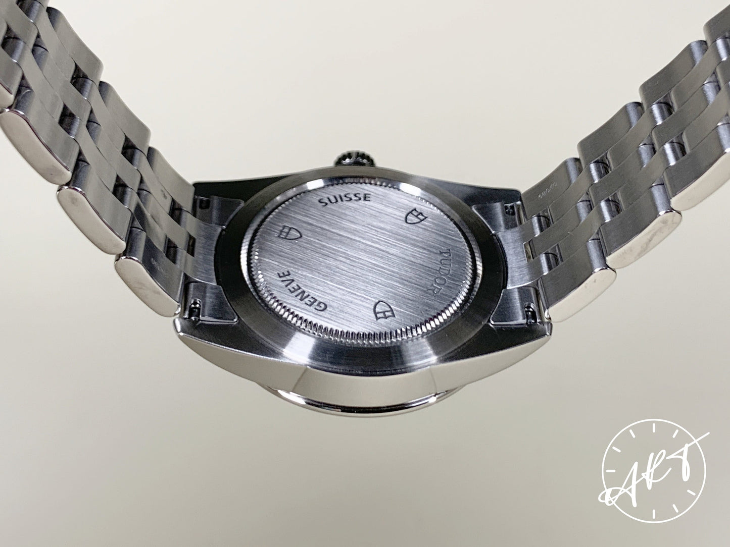 Tudor Glamour Silver Dial Stainless Steel Automatic Watch 55000 in FULL SET