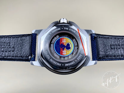NEW Undone x Peanuts Snoopy NASA Moon Blue Dial SS Auto 20 Pcs Ltd Watch w/ B&P