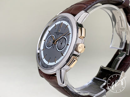 Vacheron Constantin Patrimony Traditionnelle Chrono Ivory Dial 18K WG & RG Watch BP