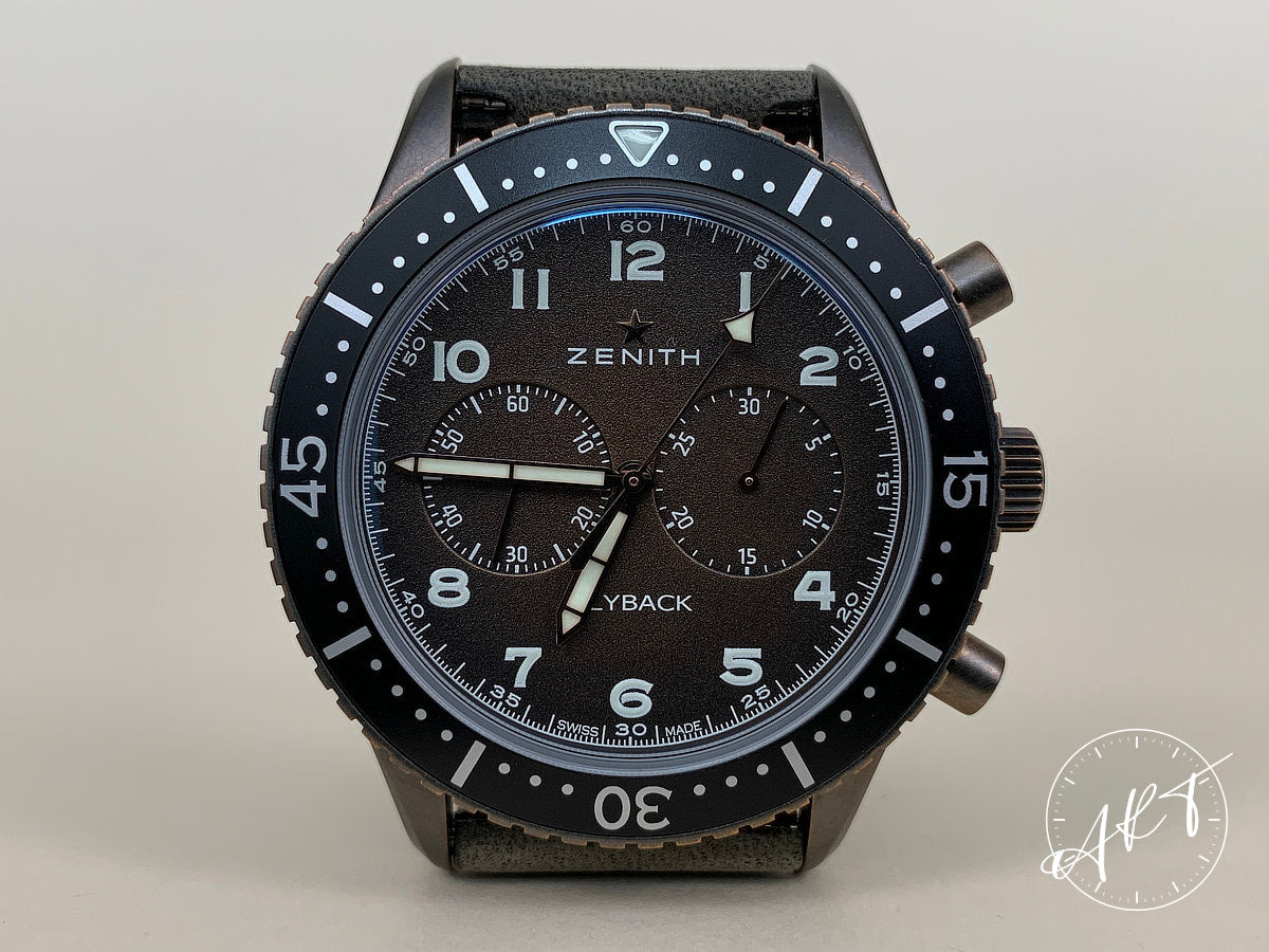 Zenith Pilot Cronometro Tipo CP-2 Flyback Chrono Bronze Dial Bronze Watch BP