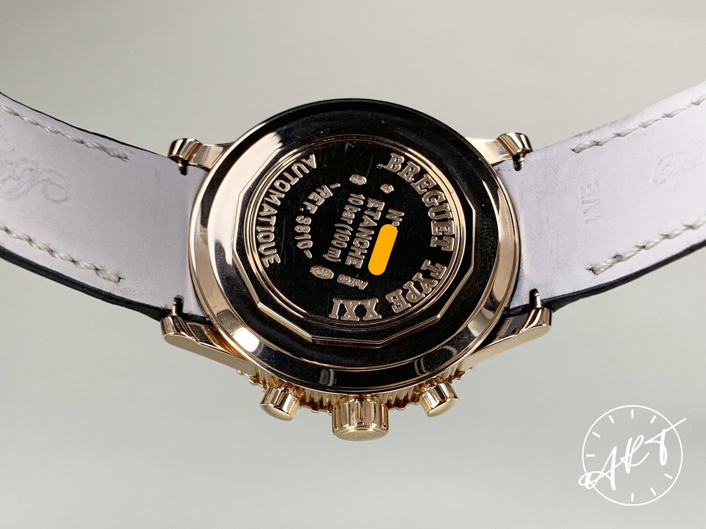 Breguet Type XXI Flyback Chrono Ruthenium Dial 18K RG Auto Pilot Watch 3810BR BP
