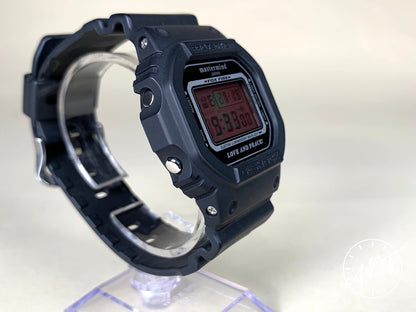G-Shock DW-5600VT Black Quartz 25th Anniversary Love & Peace Ltd Diver Watch BP