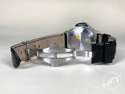 Panerai PAM 104 Luminor Marina Black Dial SS Auto Diver Watch PAM00104 w/ B&P