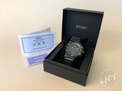 NEW Seiko x Giugiaro Design Spirit Black Dial SS Quartz Ltd Watch SCED017 w/ B&P