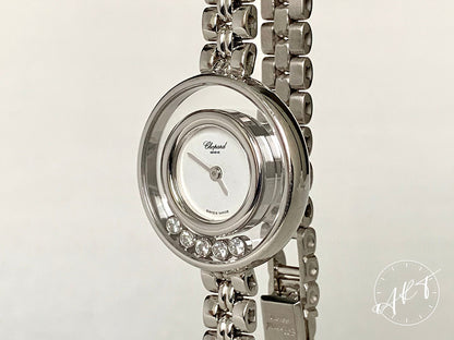 Chopard Happy Diamonds 18K WG Quartz Ladies Watch 4112 *18K WG Bracelet*
