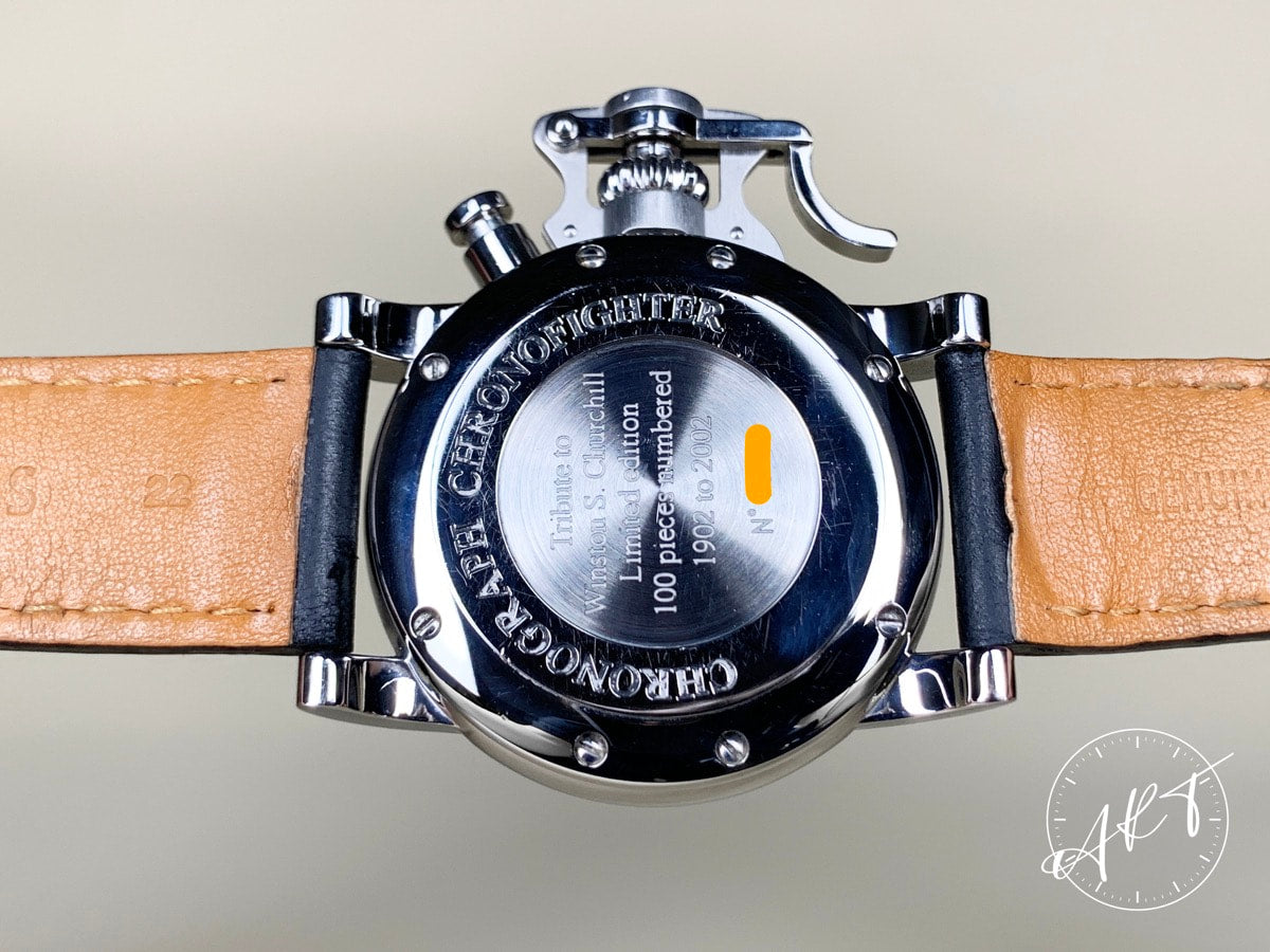 Graham Chronofighter Black Dial Tribute To Winston Churchill Ltd Watch w/Box