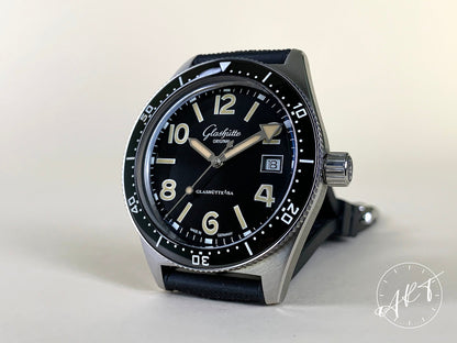 Glashütte Original Spezialist SeaQ 1969 Black Dial SS Auto Diver Watch w/ B&P