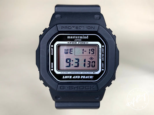 G-Shock DW-5600VT Black Quartz 25th Anniversary Love & Peace Ltd Diver Watch BP