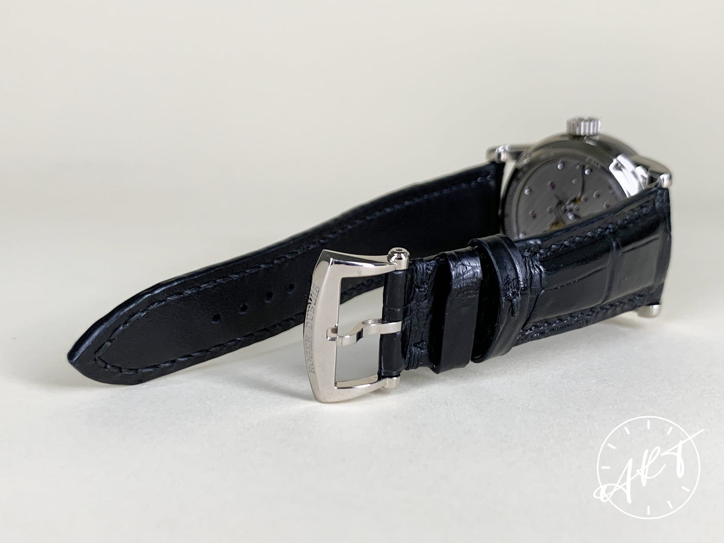 Roger Dubuis Hommage Blue Dial 18K WG Auto 88 Pcs Ltd Ed Watch DBHO0584 w/ B&P