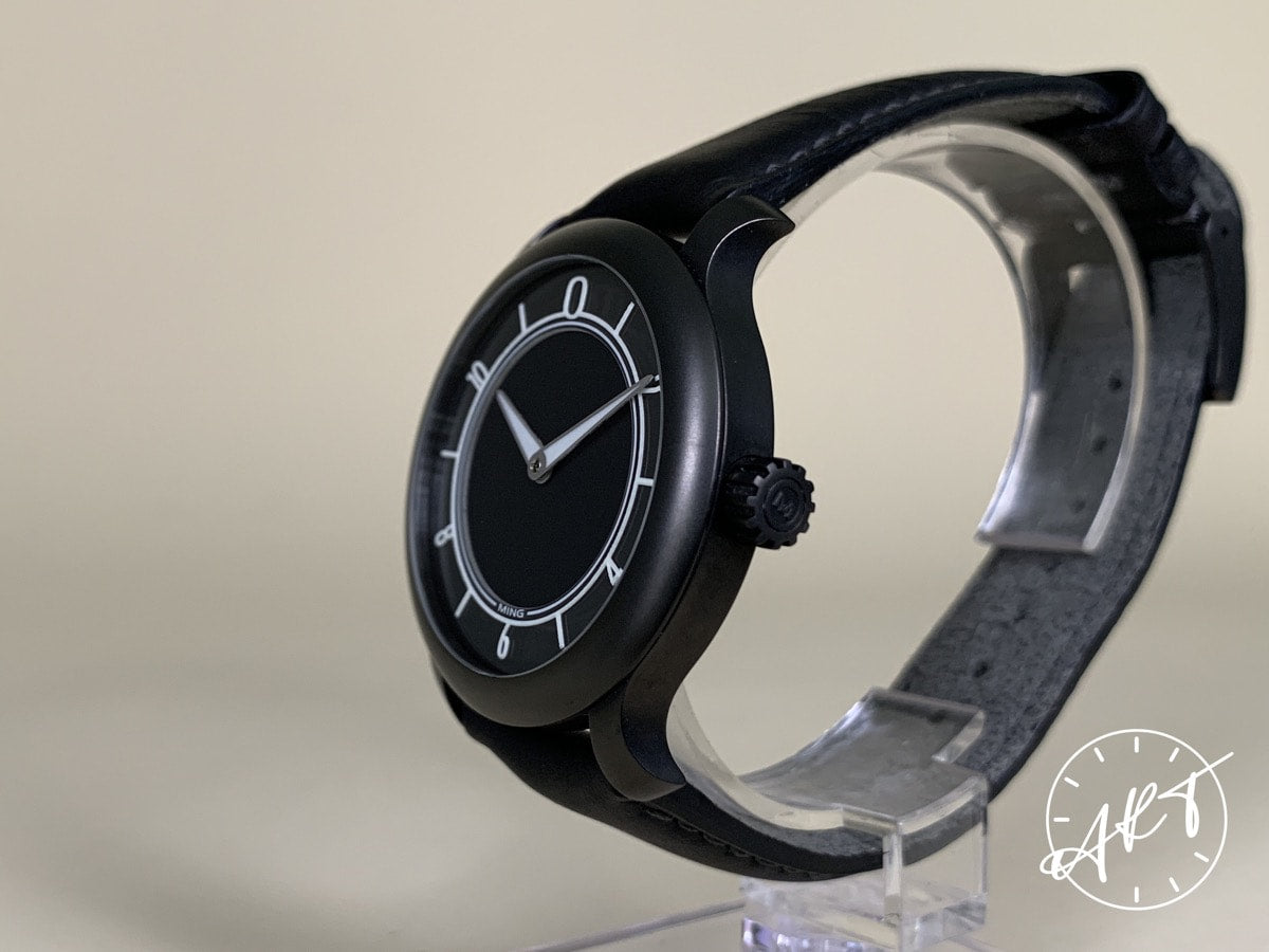 2019 Ming Monolith Black PVD-Coated SS Auto Special Ltd Ed Watch 17.06 w/ B&P