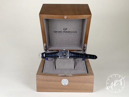 Girard-Perregaux Vintage 1945 Black Dial Stainless Steel Auto Watch 2594 w/ Box