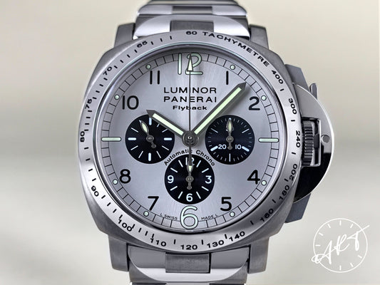 Panerai PAM 60 Luminor Chrono Flyback Panda Dial 300 Pcs Ltd Watch PAM00060 BP