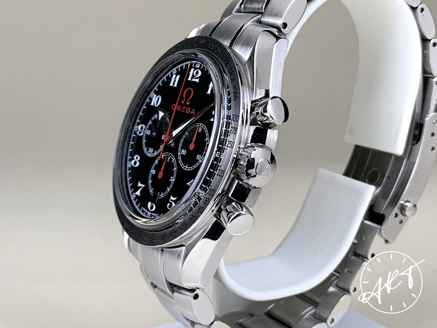 Omega Speedmaster Broad Arrow Chrono Black Dial SS Auto Watch 3556.50.00 w/ B&P