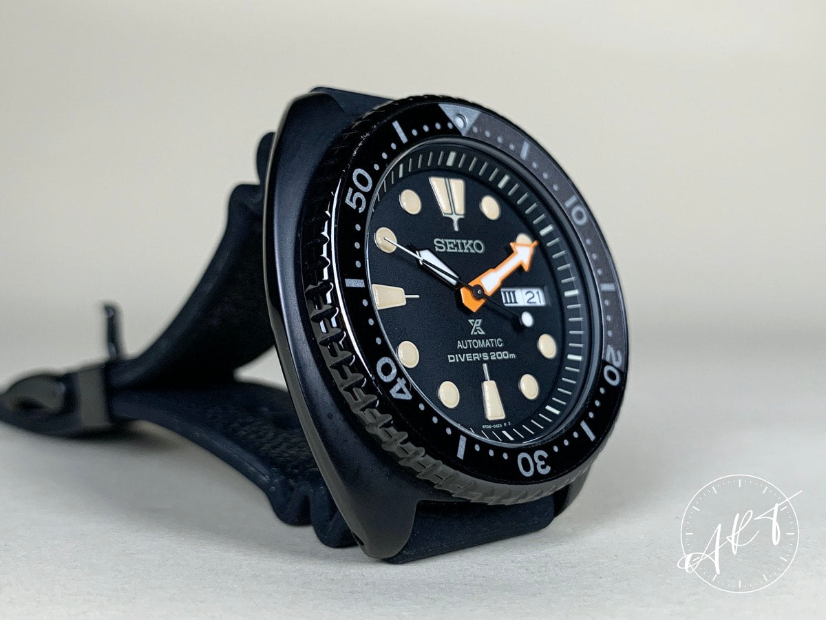 Seiko Prospex Black Turtle Black Dial SS Auto Ltd Ed Diver Watch SRPC49K1 w/ B&P
