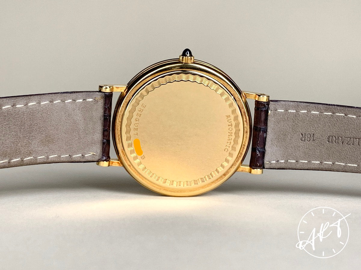 Breguet Classique Moonphase Silver Dial 18K Gold Auto Watch 3130BA in FULL SET
