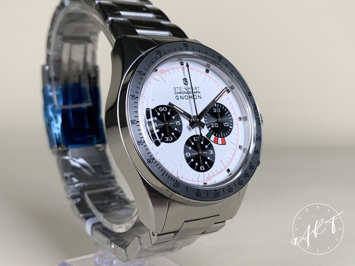 NEW Steinhart Yacht Timer Chrono Panda Dial SS Auto 100 Pcs Ltd Watch w/ B&P