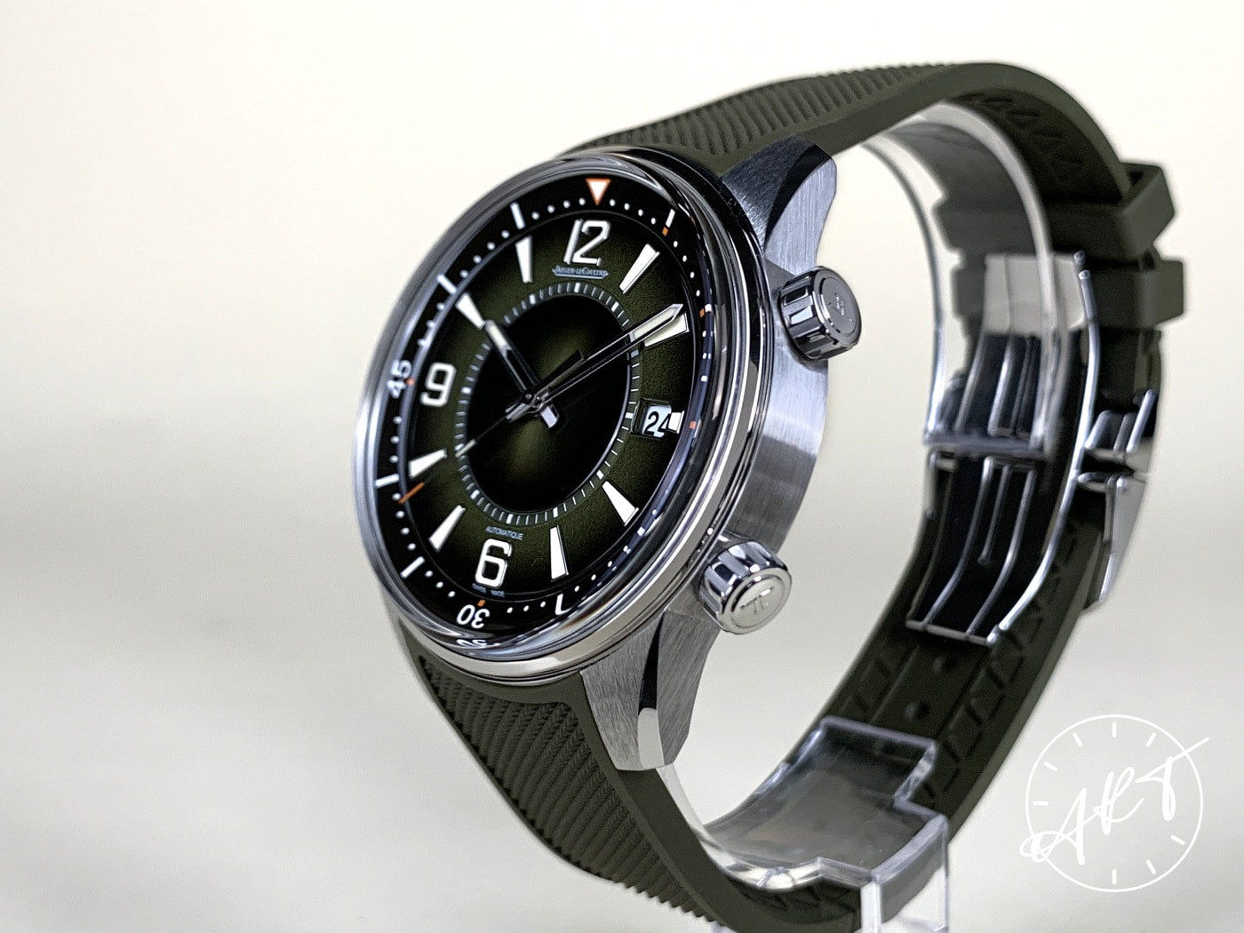 NEW Jaeger-LeCoultre Polaris Date Green Dial Boutique Edition Watch Q906863J BP