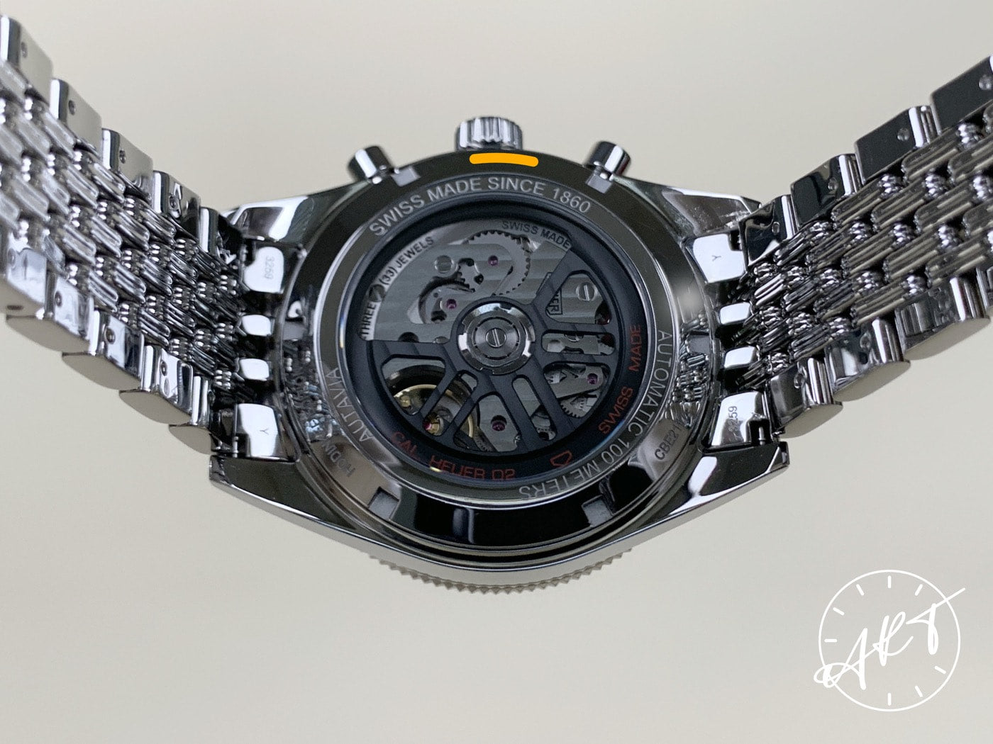 Tag Heuer Autavia Chrono Black & Silver Dial SS Hodinkee SE Watch CBE2117 BP