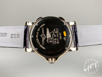 Ulysse Nardin San Marco GMT Big Date Black Dial 18K RG Auto Watch 226-87/382