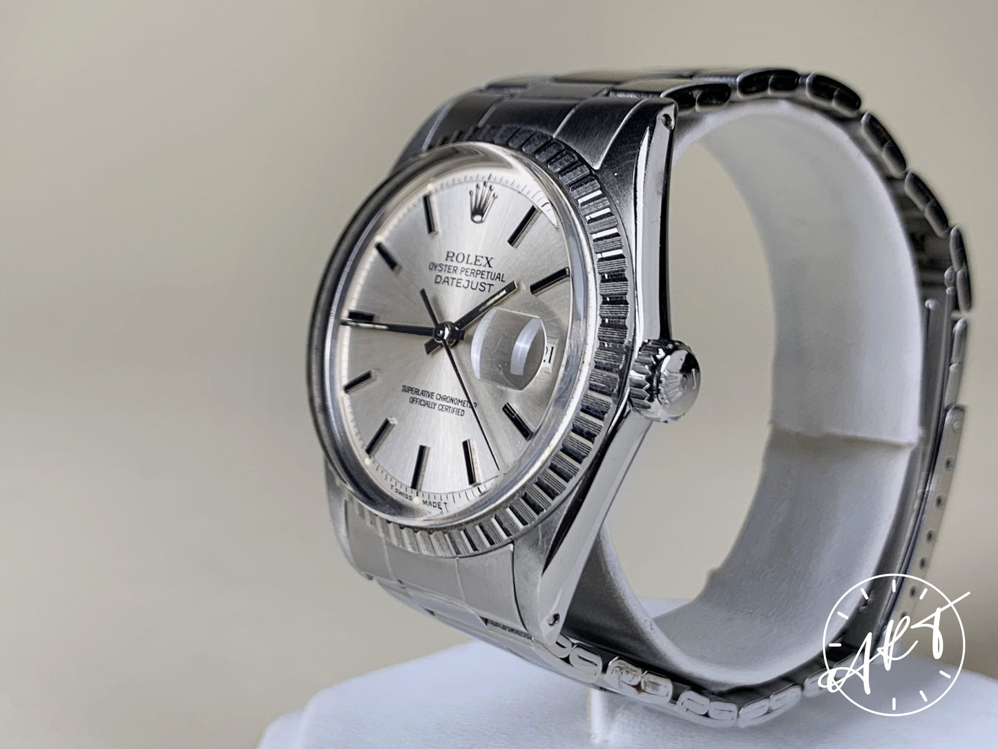 1973 Rolex Oyster Perpetual DateJust Silver Dial Watch 1603 w/ 7836 Bracelet