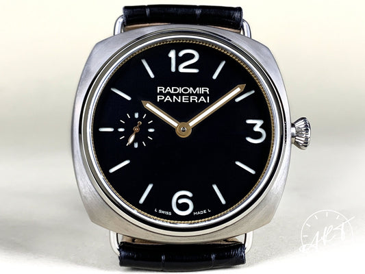 2008 Panerai PAM 309 Radiomir Black Dial Titanium Minerva SE Watch PAM00309 BP