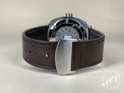 JeanRichard Terrascope Gray Dial Stainless Steel Auto Diver Watch in FULL SET