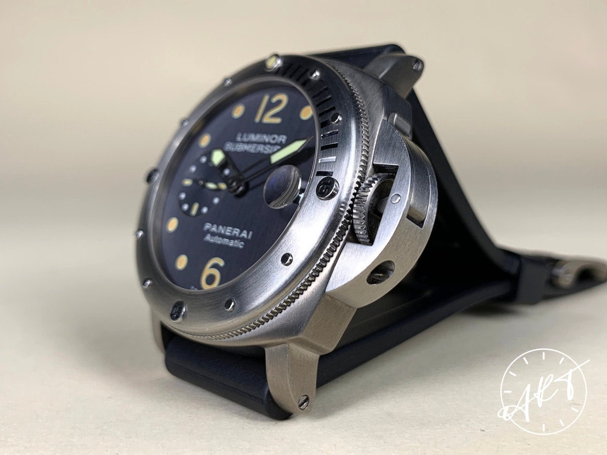 Panerai PAM 106 Luminor Submersible Anthracite Dial Titanium Watch PAM00106 BP