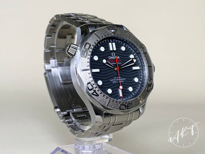 Omega Seamaster Diver 300M Gray Dial SS Auto Nekton Edition Watch w/ B&P