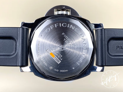 Panerai PAM 005 Luminor Marina Logo Black Dial SS Manual Diver Watch PAM00005 BP
