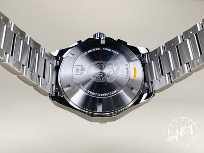 Tag Heuer Aquaracer Chronograph Blue Dial SS Auto Diver Watch CAY2112